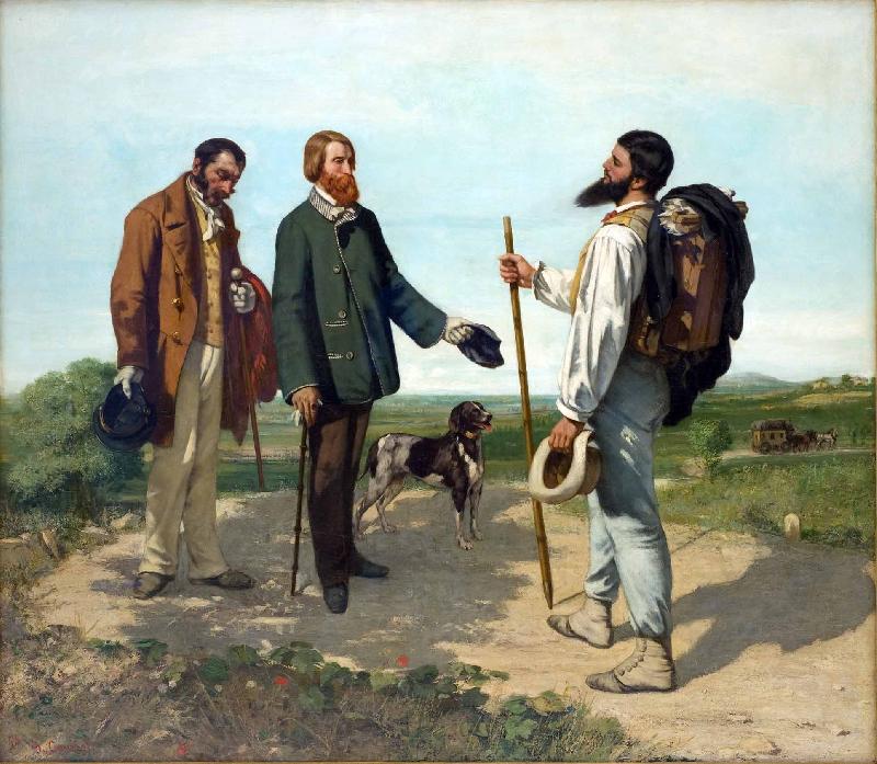 Gustave Courbet La rencontre Germany oil painting art